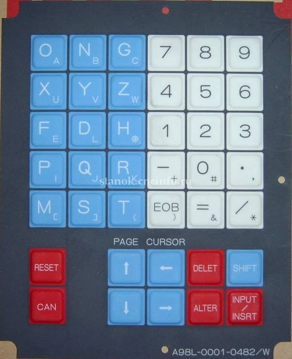 Клавиатура для станков с ЧПУ Fanuc 0M A98L-0001-0482#W